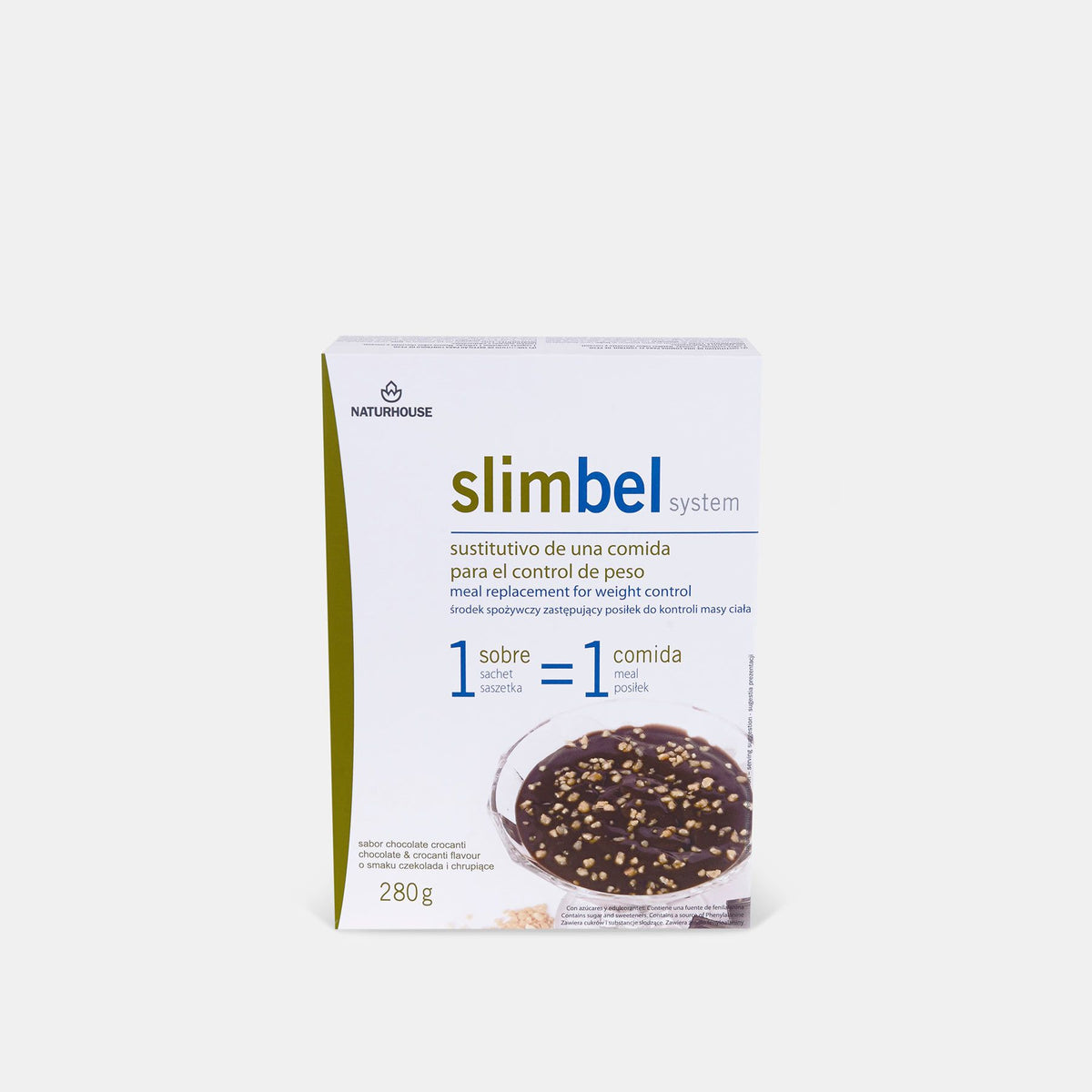 Slimbel Chocolate Custard with Crocanti